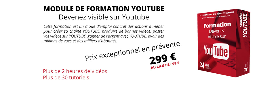 Formation au référencement dans Youtube formation referencement youtube