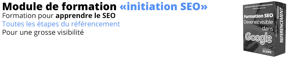 formation seo et initiation au référencement naturel