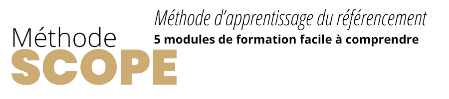 Formation référencement méthode scope